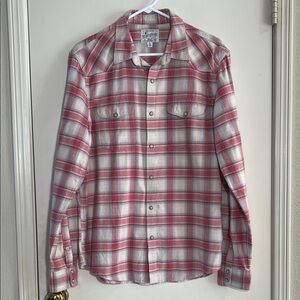 Lucky Brand Men’s Plaid Button Down Shirt